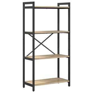vidaXL P&oacute;łka na książki 60 x 30 x 120 cm Drewno inżynieryjne