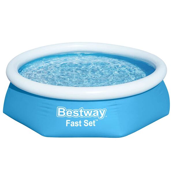 Bestway Nadmuchiwany basen Fast Set, okrągły, 244 x 61 cm, 57265