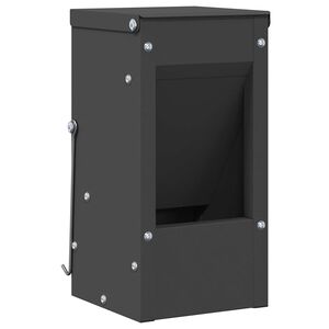 vidaXL Karma dla Kr&oacute;lik&oacute;w Czarny 12,5 x 12,5 x 25 cm 1,5 kg