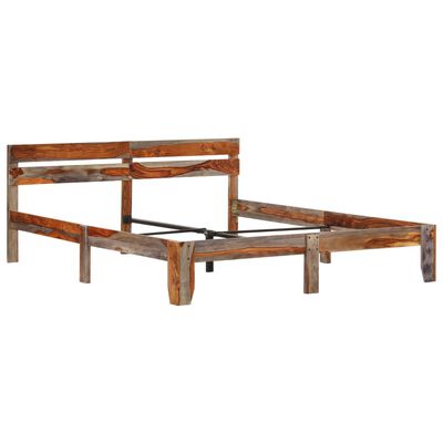 vidaXL Rama łóżka, lite drewno sheesham, 180x200 cm