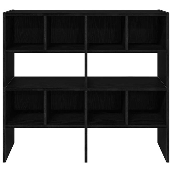 vidaXL Stojaki na buty 2 szt., sztaplowany, czarny, 89,5x30x40 cm