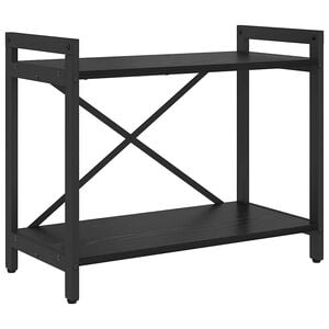 vidaXL P&oacute;łka na książki 60 x 30 x 50 cm Drewno inżynieryjne Czarny Dąb