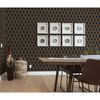 DUTCH WALLCOVERINGS Tapeta Geometric, czarno-złota