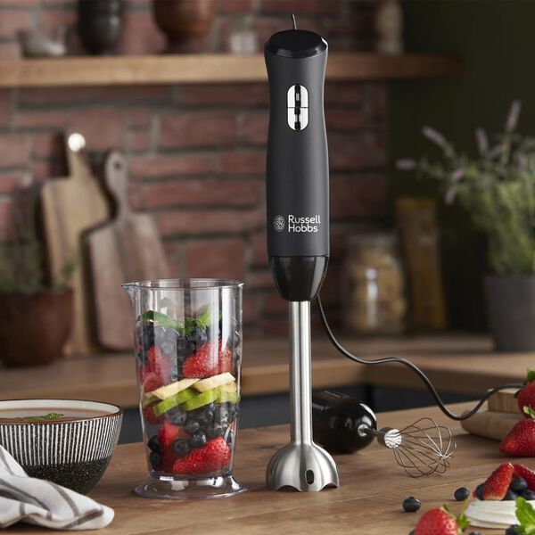 Russell Hobbs Blender ręczny 3-w-1, czarny matowy