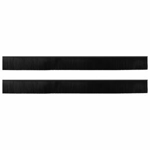 vidaXL Szczotki uszczelniające do drzwi samoprzylepne 2 szt. 100 cm