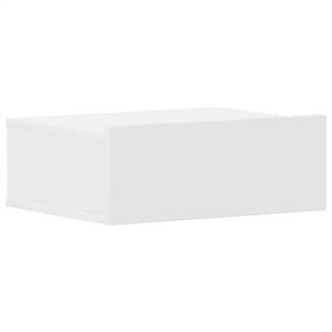 vidaXL Wisząca szafka nocna, biała 40x30x15 cm materiał drewnopochodny
