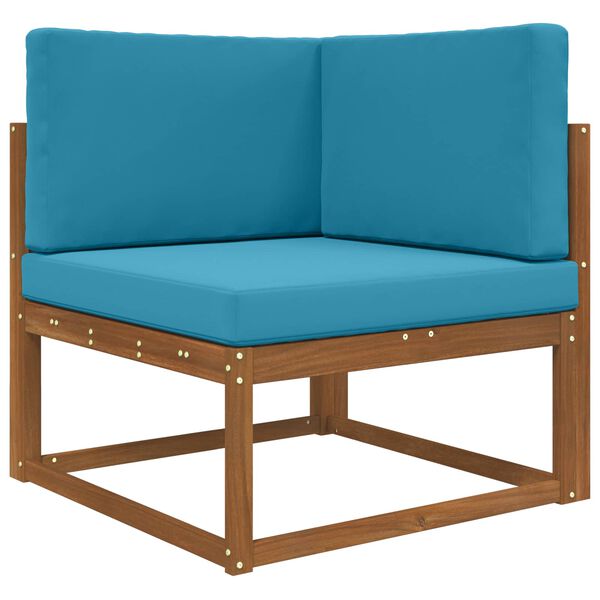 vidaXL Poduszka do sofy na zewnątrz 3 pcs Niebieski kr&oacute;lewski