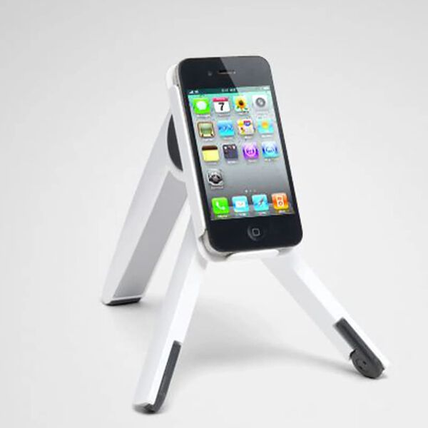 ErgoLine Stojak na tablet/laptop Cricket, 20x5x2,4 cm, biało-srebrny