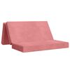 vidaXL Składana Sofa Ł&oacute;żko 160 x 67 x 45 cm r&oacute;żowy