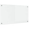 vidaXL Panel kuchenny przezroczysty 90 x 50 cm szkło hartowane