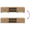 vidaXL Zestaw szafek RTV z szufladą z p&oacute;łką FLORIN Dąb rzemieślniczy