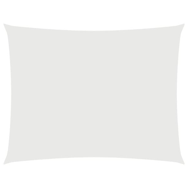 vidaXL Żagiel ogrodowy, tkanina Oxford, prostokątny, 3,5x4,5 m, biały