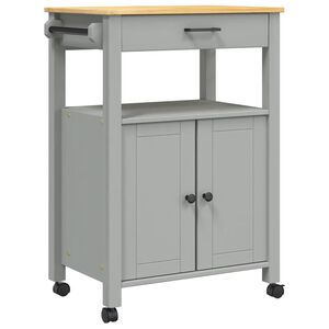 vidaXL W&oacute;zek kuchenny MONZA, 60x40x88,5 cm, lite drewno sosnowe