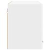 vidaXL Szafka wisząca z przechowywaniem 2 pcs Biały 60 x 31 x 40 cm
