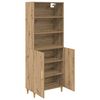 vidaXL Highboard Dąb rzemieślniczy 69,5 x 32,5 x 180 cm