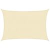 vidaXL Żagiel przeciwsłoneczny, 160 g/m&sup2;, kremowy, 2x3 m, HDPE