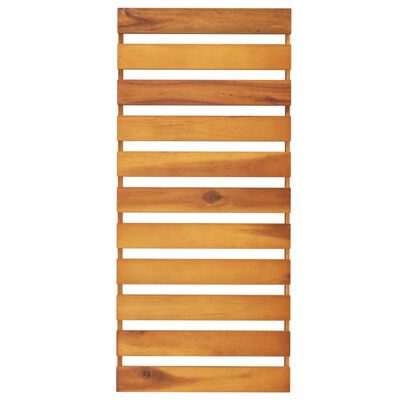 vidaXL Składany regał z 3 półkami, brąz, 70x31x63 cm, drewno akacjowe