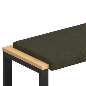 vidaXL Poduszka na ławkę Materiał zamszowy syntetyczny Głębokość 35 cm