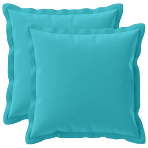 vidaXL Poszewka na poduszkę 2 szt. HOUTEN Turkusowy 30 x 30 cm