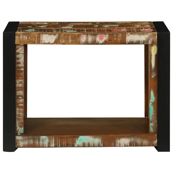 vidaXL Sześcian Ścienny Brązowy 55 x 35 x 40 cm Lite drewno z odzysku