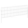 vidaXL Ogrodzenie z palikami 48 szt. 95 x 30 cm Stal ocynkowana