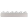 vidaXL Obrzeża trawnikowe 10 szt. 103 x 0,05 x 22 cm Stal nierdzewna