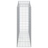 vidaXL Kosze gabionowe, 10 szt, 200x50x140/160cm, galwanizowane żelazo