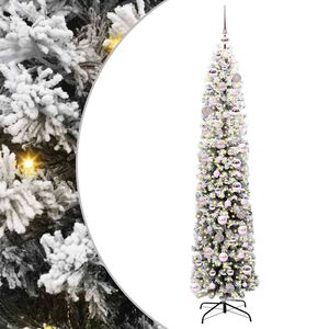 vidaXL Sztuczna choinka z podstawą Zielony 180 cm PVC, stal i plastik