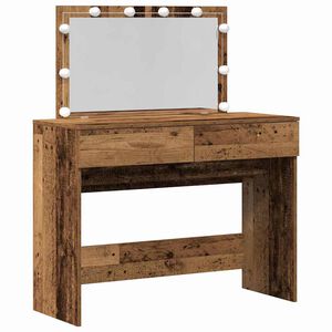 vidaXL Toaletka Stare drewno 100 x 40 x 120 cm Drewno inżynieryjne