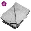 vidaXL Plandeka, 180 g/m&sup2;, 8x12 m, szara, HDPE