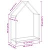 vidaXL Stojak na drewno opałowe, oliwkowo-zielony, 60x25x90 cm