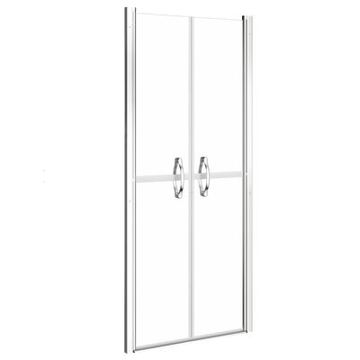 vidaXL Drzwi prysznicowe, przezroczyste, ESG, 76x190 cm