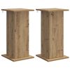 vidaXL Stojak na rośliny 2 pcs Dąb artisan 30,5 x 30 x 60,5 cm
