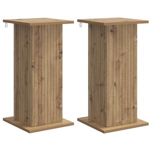 vidaXL Stojak na rośliny 2 pcs Dąb artisan 30,5 x 30 x 60,5 cm
