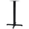 vidaXL Noga stołu bistro czarna 56x56x72 cm żeliwo