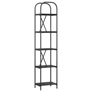 vidaXL P&oacute;łka na książki 5 poziomy 40 x 30 x 183 cm Drewno inżynieryjne