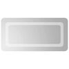 vidaXL Lustro łazienkowe LED przezroczysty 60 x 30 cm szkło hartowane