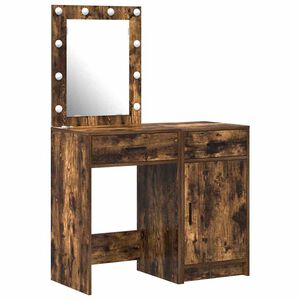 vidaXL Toaletka 2 szt. Brązowy 50 x 41 x 135 cm Drewno inżynieryjne