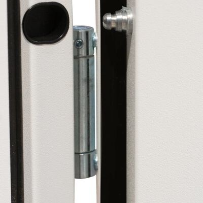 vidaXL Aluminiowe drzwi zewnętrzne, białe, 90 x 200 cm