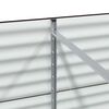 vidaXL Podniesiona rabata ogrodowa Brązowy 400 x 80 x 81 cm Stal