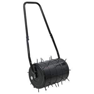 vidaXL Walec do trawnika ciągnięty z klamrami do aeratora 110 x 52 cm