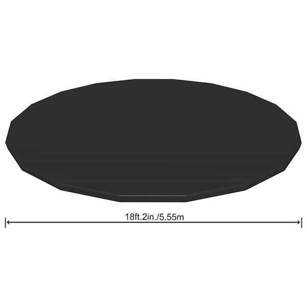 Bestway Pokrywa na basen Flowclear Fast Set, 555 cm