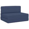 vidaXL Składana Sofa Ł&oacute;żko niebieski 70 x 72 x 60 cm tkanina