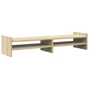 vidaXL Podstawka pod monitor, dąb sonoma, 100x27x20 cm