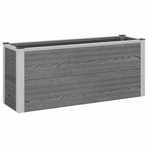 vidaXL Podniesiona rabata ogrodowa Szary 100 x 30 x 42 cm