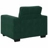 vidaXL Sofa Fotel Ciemnozielony 100x77x82 cm Aksamit