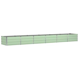 vidaXL Donica Zielony 480 x 80 x 45 cm Stal
