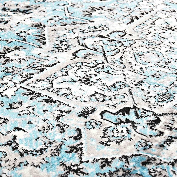 vidaXL Dywan Jasnoniebieski 80 x 150 cm Polietylen