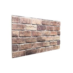 vidaXL Panele ścienne 10 szt. 100 x 50 cm Brązowy i szary Pianka EPS