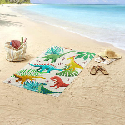 Good Morning Ręcznik plażowy DINOS, 75x150 cm, kolorowy